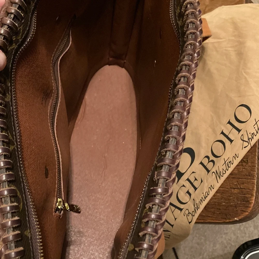 Vintage Boho Louis Vuitton Tote Bag w/Dust Bag EUC - Picture 11 of 12